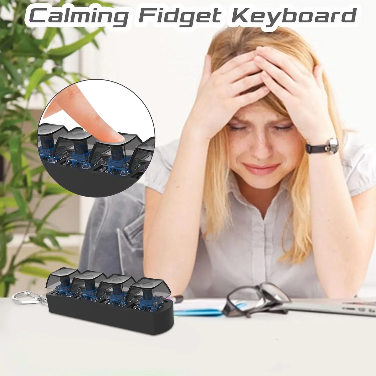 Clicky Keycap Fidget Fun